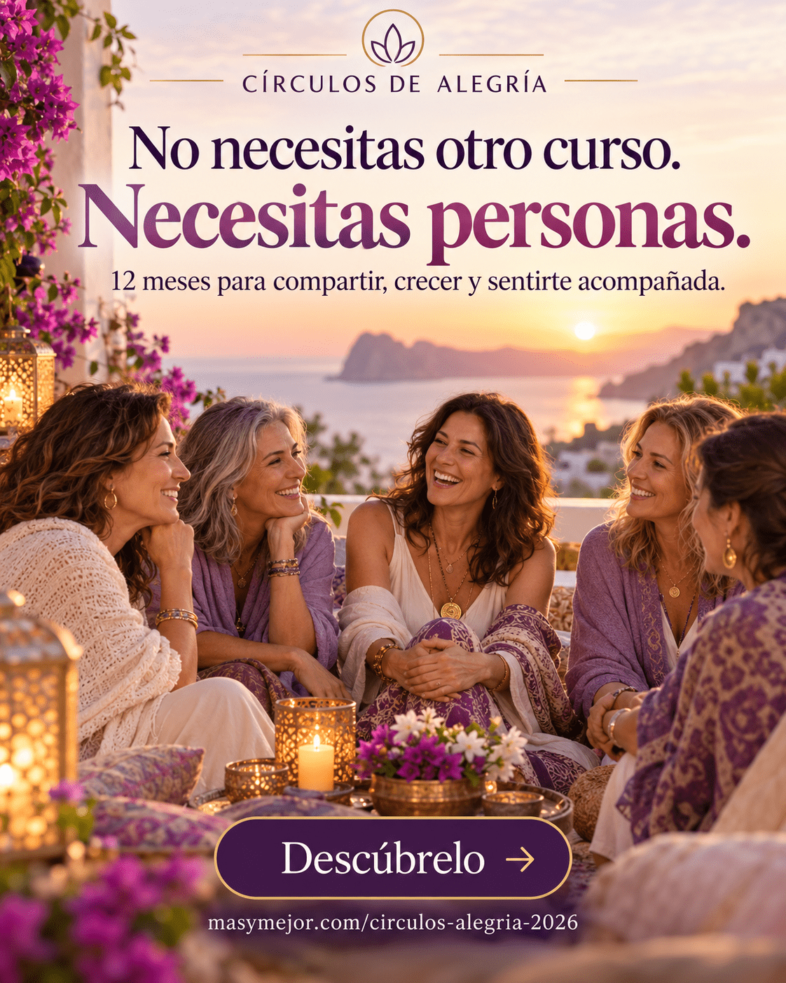 No necesitas otro curso. Necesitas personas. - Círculos de Alegría