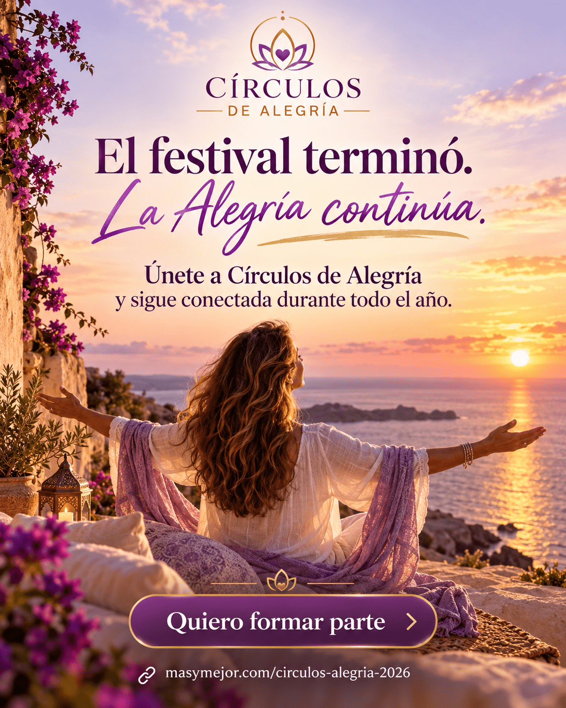El festival terminó. La Alegría continúa. - Círculos de Alegría